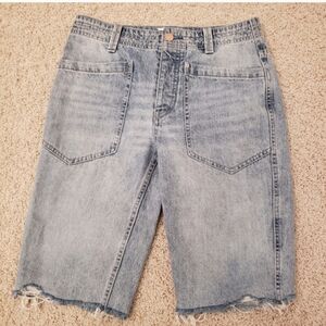 Free People Cut Off Jean Shorts Rebel Rouser Size 26 NWT